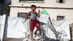Israel warns of 'forceful' response to kites flown from Gaza