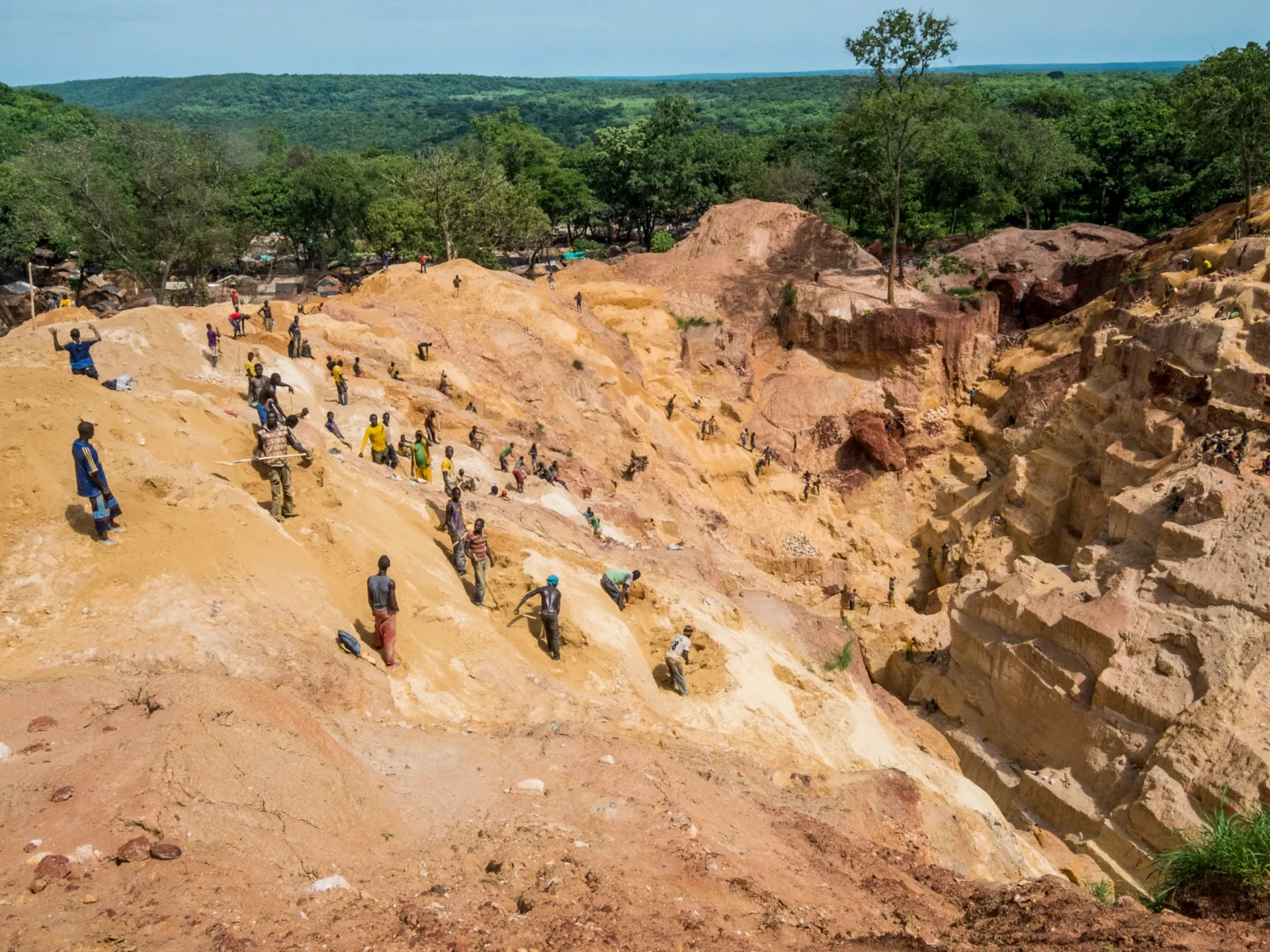 Dozens killed after gold mine collapse in Central African Republic